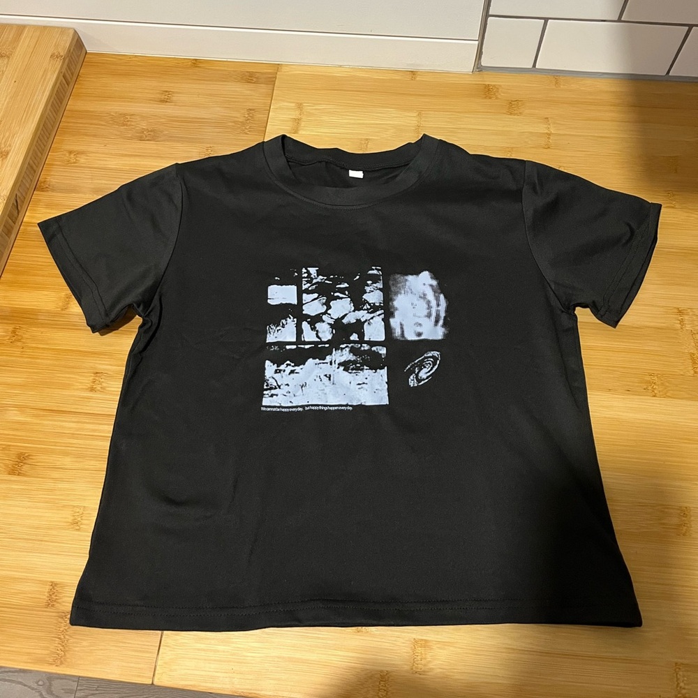 Black Graphic T-Shirt